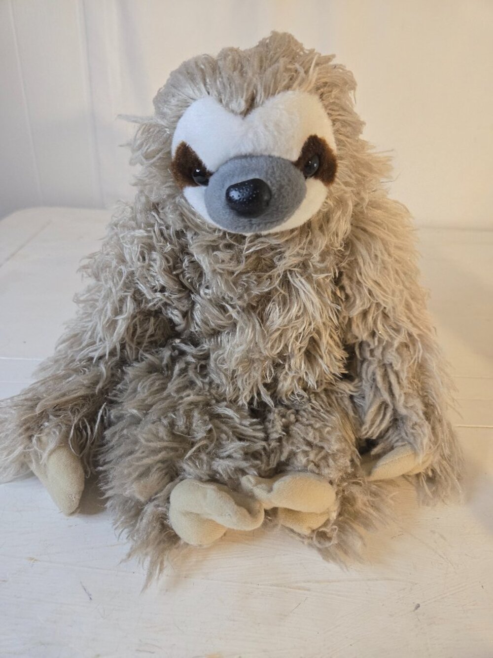 Wild Republic Three Toed Sloth Plush Stuffed Animal 12 in Cuddlekins 2015 #12257
